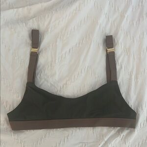 Black and Brown Women's Bralette/Bikini